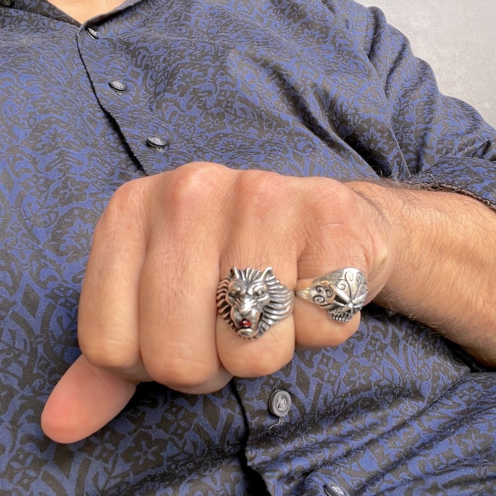 Lion Head Ring - image 1